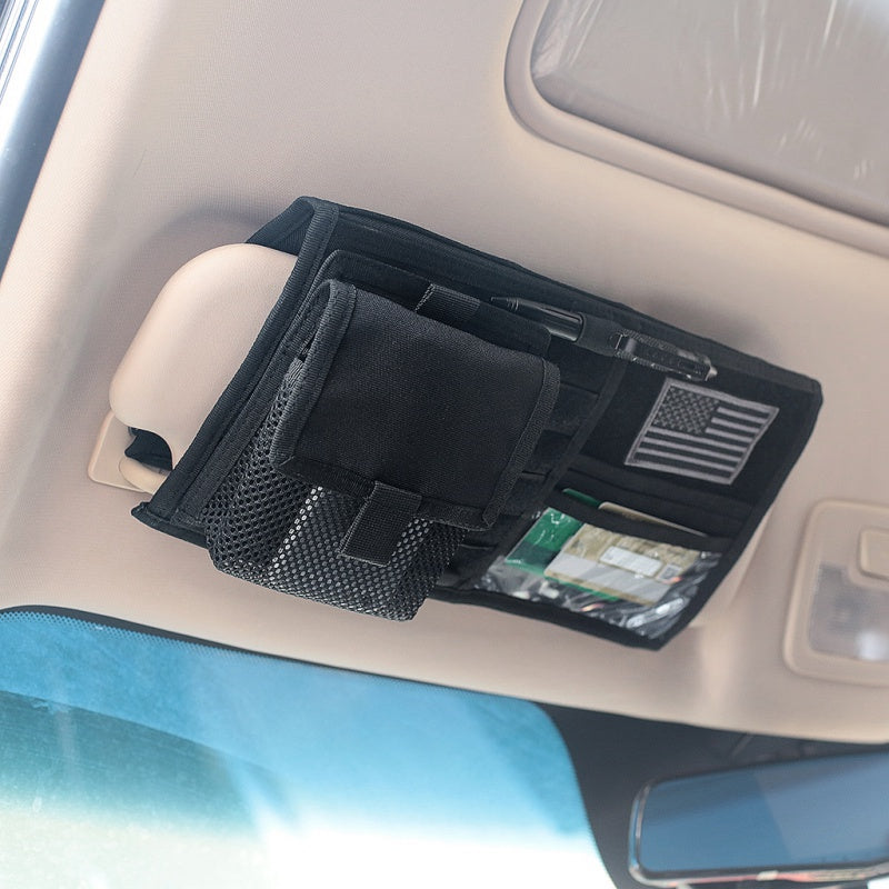 Vehicle Visor Panel Truck Car Sun Visor Organizer CD Bag Holder Car Styling Hunting Accessories