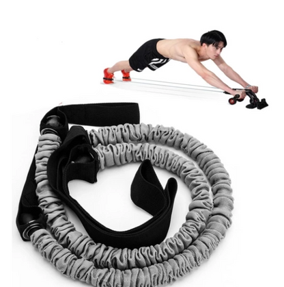 Abdominal wheel auxiliary pull rope