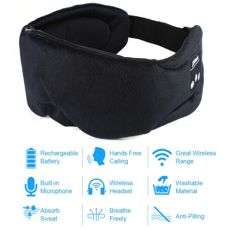 Earphone Music Headband Sleeping Eye Mask