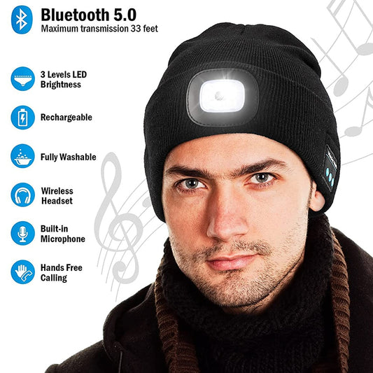 Products Bluetooth Hat with Light, Unisex