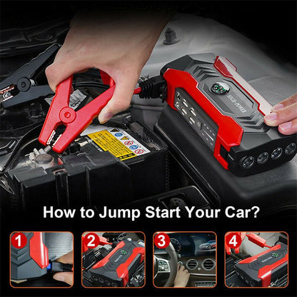 Car Jump Starter Power Bank 200-600A Portable Charger Car Booster 12V Auto Starting Device Emergency Battery Car Start