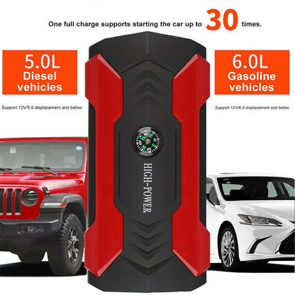 Car Jump Starter Power Bank 200-600A Portable Charger Car Booster 12V Auto Starting Device Emergency Battery Car Start