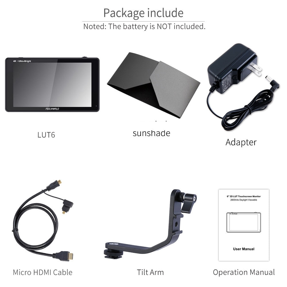 Touch Screen on Camera Field DSLR Monitor