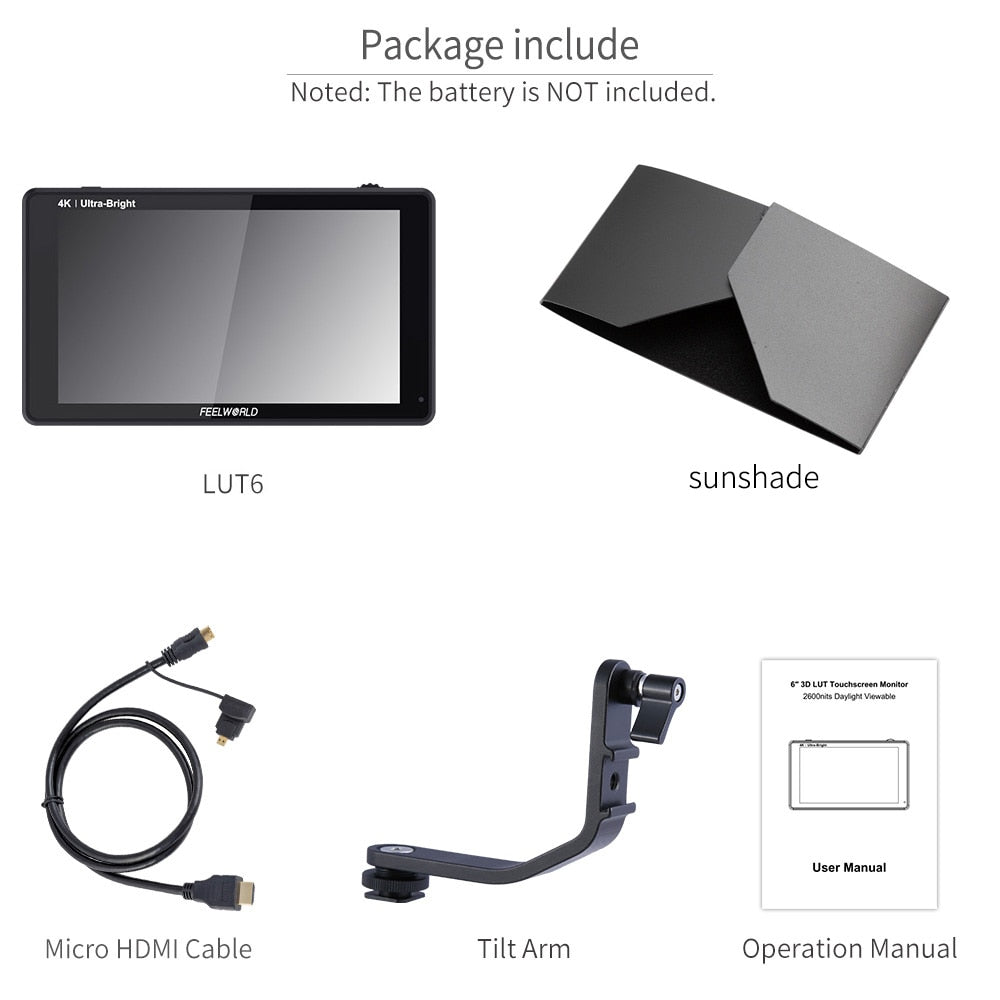 Touch Screen on Camera Field DSLR Monitor