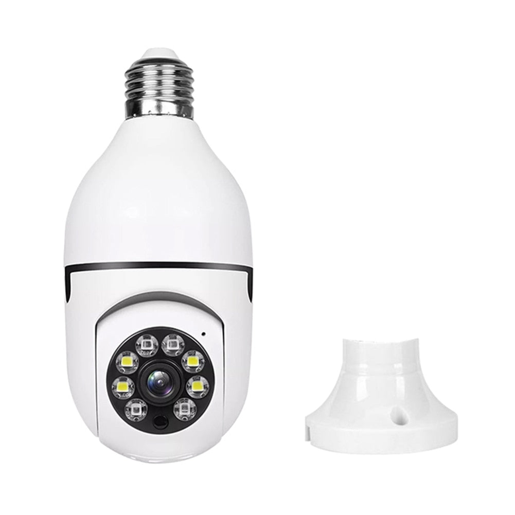 Bulb Surveillance Camera 2MP Night Vision Wireless